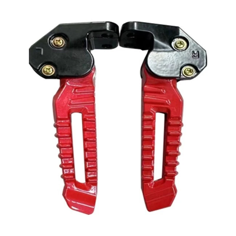 Motorcycle Replacement Foot Pegs Footrest Pedal for 150cc 125cc Pedal Footrests Motorbike Accessories Easy Installation Motorcycle Accessories Motorcycle Footrests