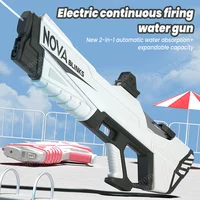 New Electric Water Gun Toys Fully Automatic Continuous Fire Water Gun Large Capacity Beach Summer Children's Water Playing Toys 1