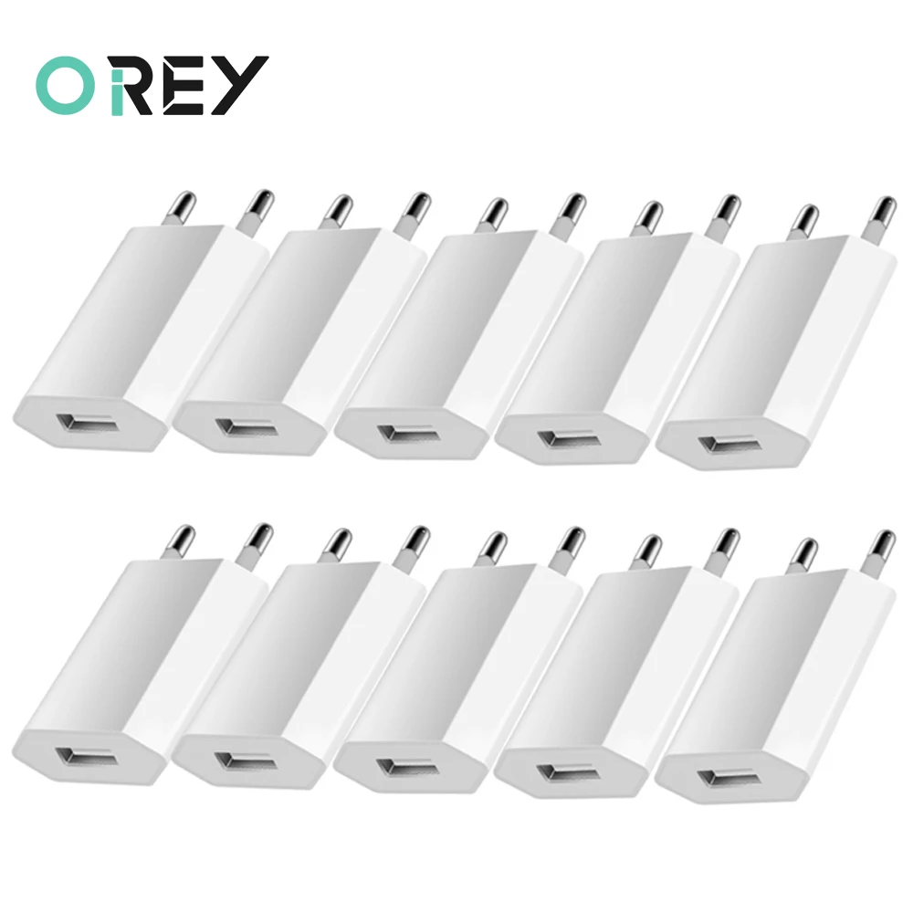 

10 Pcs/Lot USB Cable Wall Travel Charger Power Adapter USB C Cable EU/USA Plug for iPhone 11 12 13 14 Poco x3 pro Drop Shipping