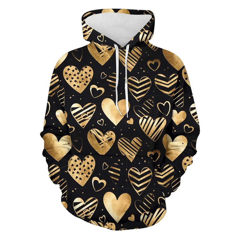 thumbnail image 1 of Sudadera con capucha Feliz Día de San Valentín para hombres, mujeres, amantes, estampado 3D, jerséis de moda, sudaderas con capucha Harajuku, camisetas de manga larga, sudadera holgada, 1 of 4