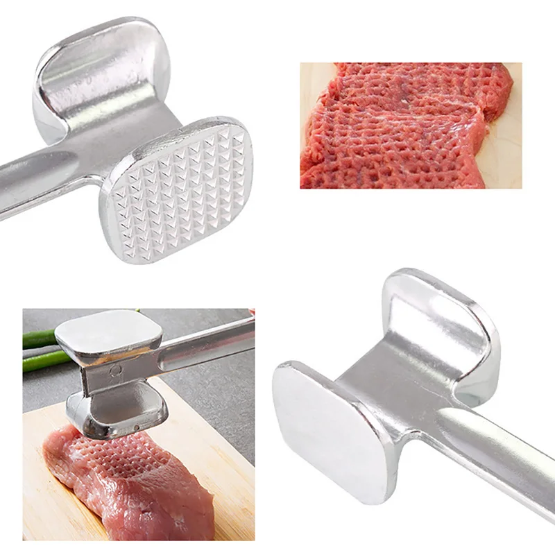 Stainless Steel Double-sided Meat Hammer 48 Blades Needle Meat Beaf Steak Tenderizer Mallet Hammer Knife Cooking Tools Household meat tenderizer meat hammer