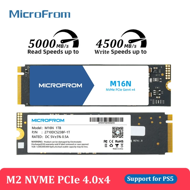 SSD Nvme M2 1tb 512gb SSD Hard Drive PCIe 4.0 X4 Ssd Pour Ps5 Internal  Solid State Disk for Ps5 Desktop Laptop