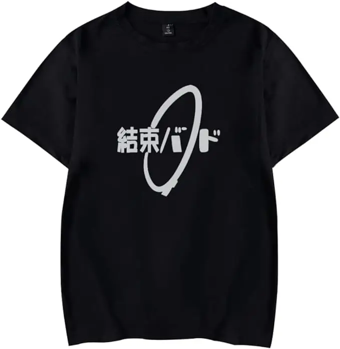 

Bocchi The Rock Merch T-Shirts Merch Trend Casual Short Sleeve TShirt Top