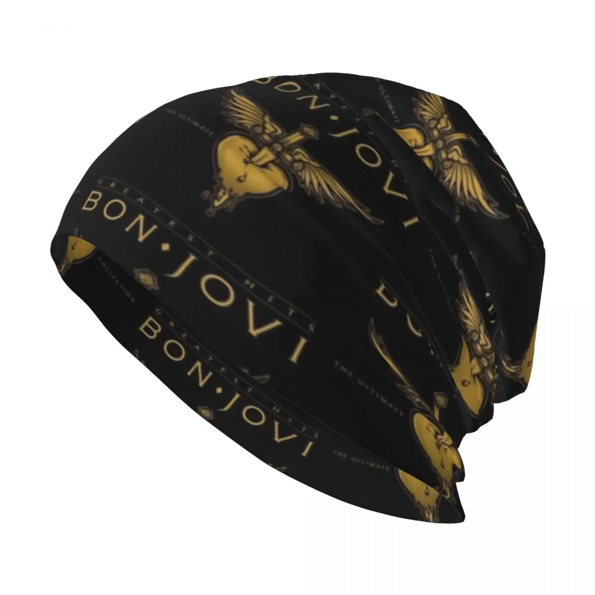 The Greatest Hits Jovi Band Bon Knit Hat Anime Fluffy Hat Custom Cap Hat For Men Women'S