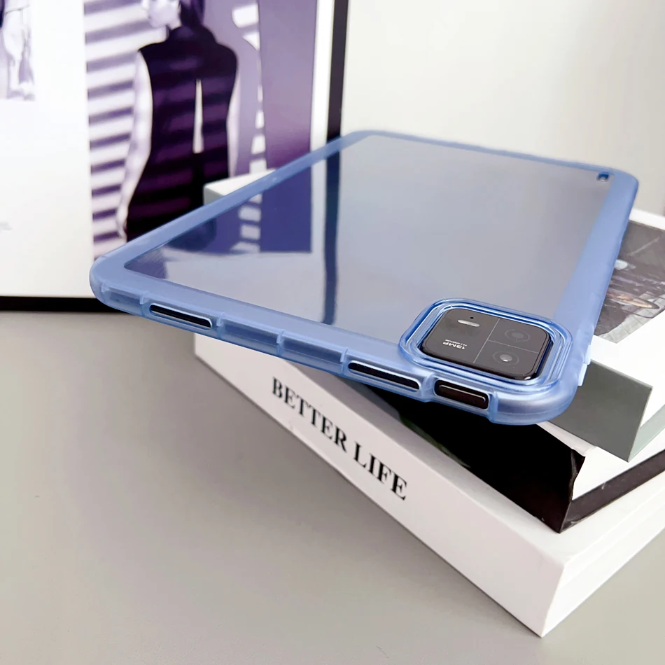 Cute Shockproof Clear Silicone Tablet Case - Thick, Soft Protective Cover