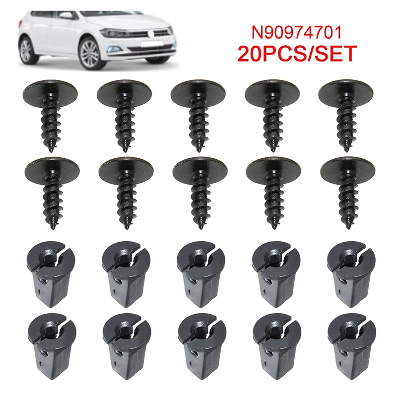 20pcs-N90974701-Engine-Cover-Undertray-Splashguard-Wheel-Arch-Torx ...