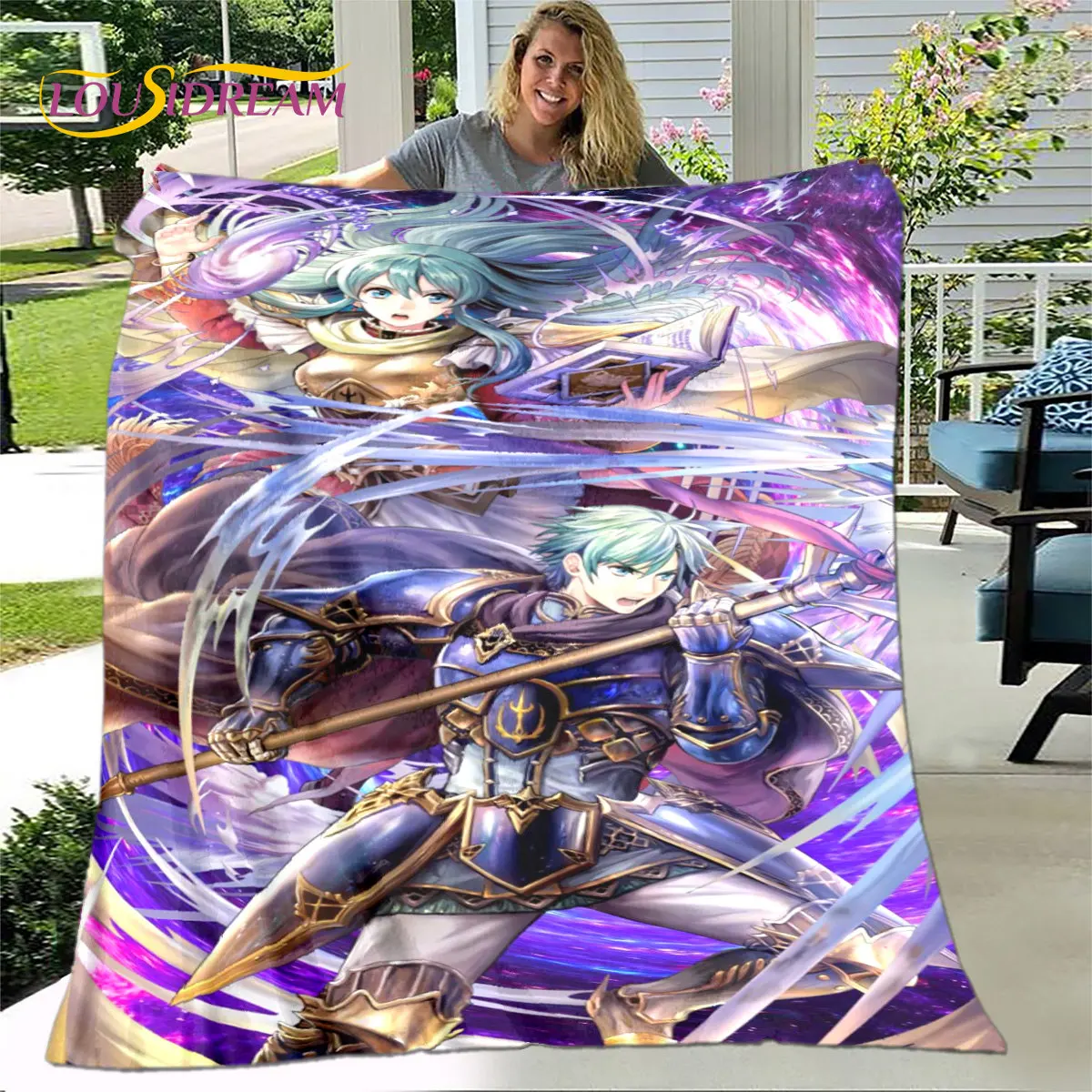 Fire Emblem Series Game Gamer Soft Plush Blanket,Flannel Blanket Throw Blanket for Living Room Bedroom Bed Sofa Picnic Cover Kid