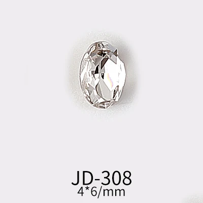 Chic Rhinestone Love Heart & Butterfly Nail Art Charms Set - 10PCS