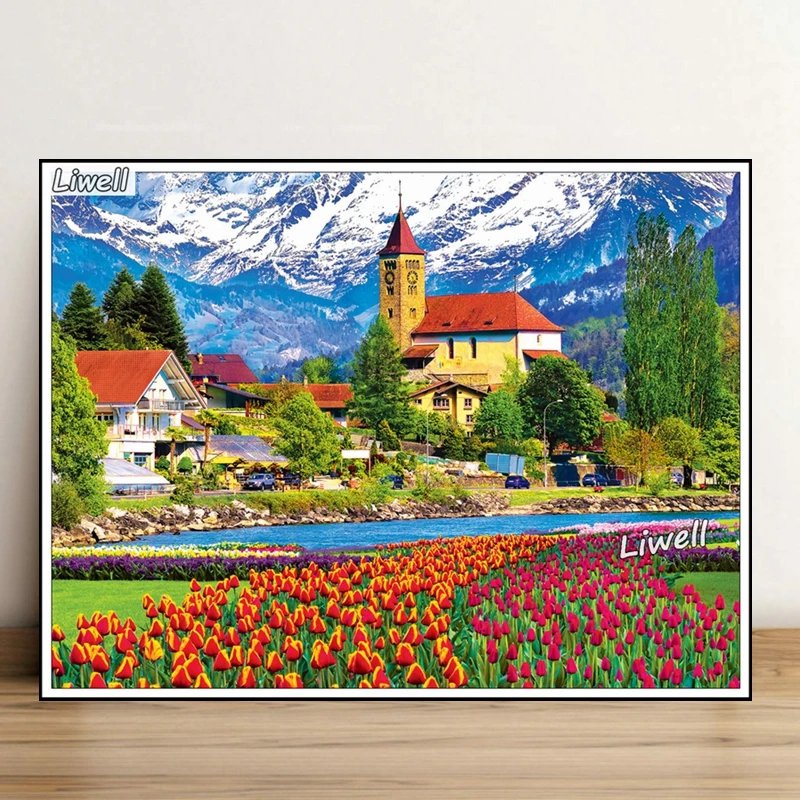 鉛筆画 スイス風景 A5サイズ 鉛筆画 スイス風景 A5サイズ 鉛筆で描く風景スケッチ]京都嵐電