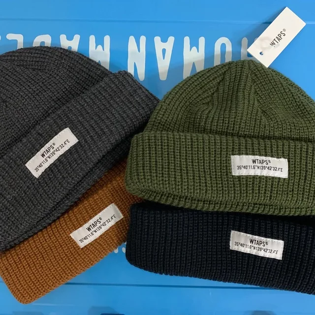 2023 WTAPS Knitted hat warm men's and women's wool cold hat keep warm MZ134 2