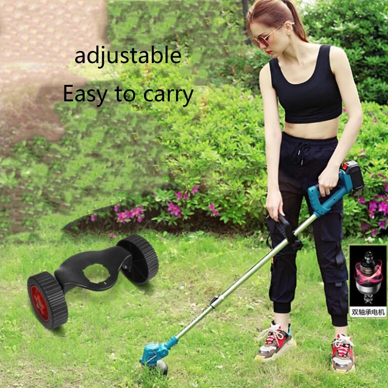 Cordless Electric Weed Eater & Grass Trimmer - 24V, 2500W, With Edger & Hedge Trimmer Attachments