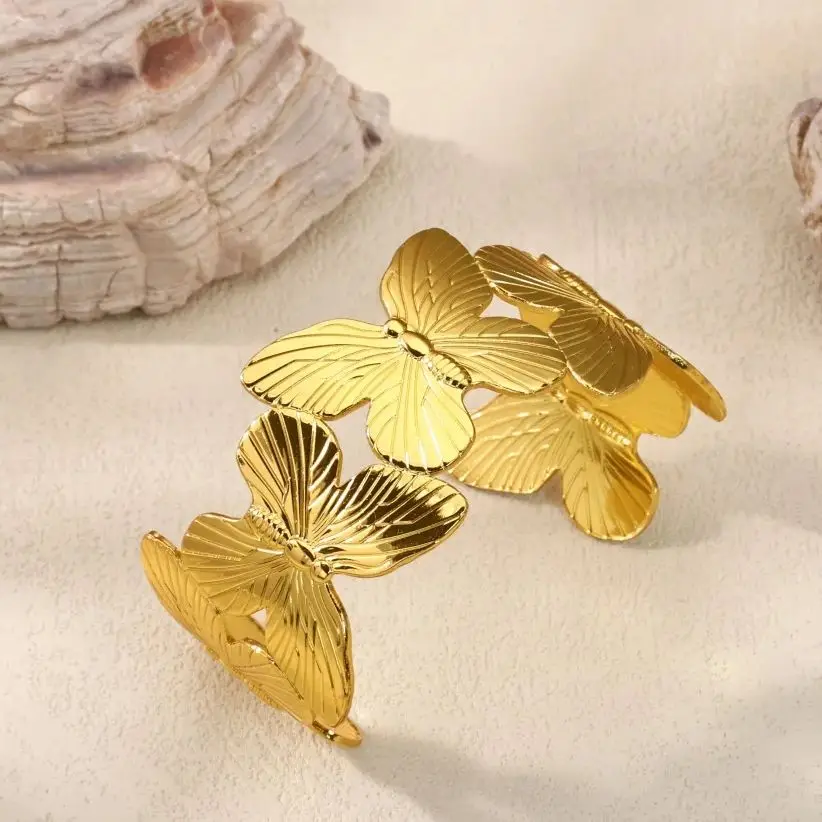 Stainless Steel Butterfly Bracelet For Women