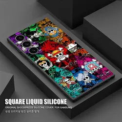 Anime - Themed Soft Silicone Phone Case with One Logo Design - Galaxy S22 Plus (ZMBLA01)