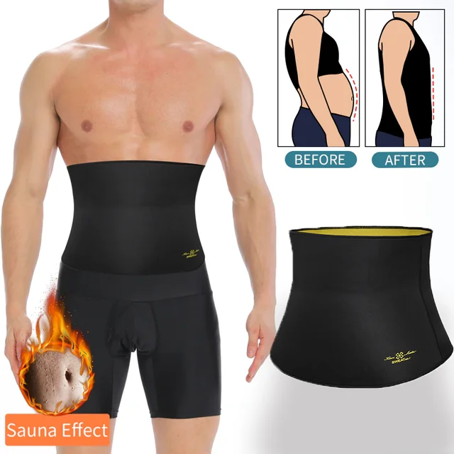 Men Waist Trainer Belt Body Shaper Tummy Control Slimming Belly