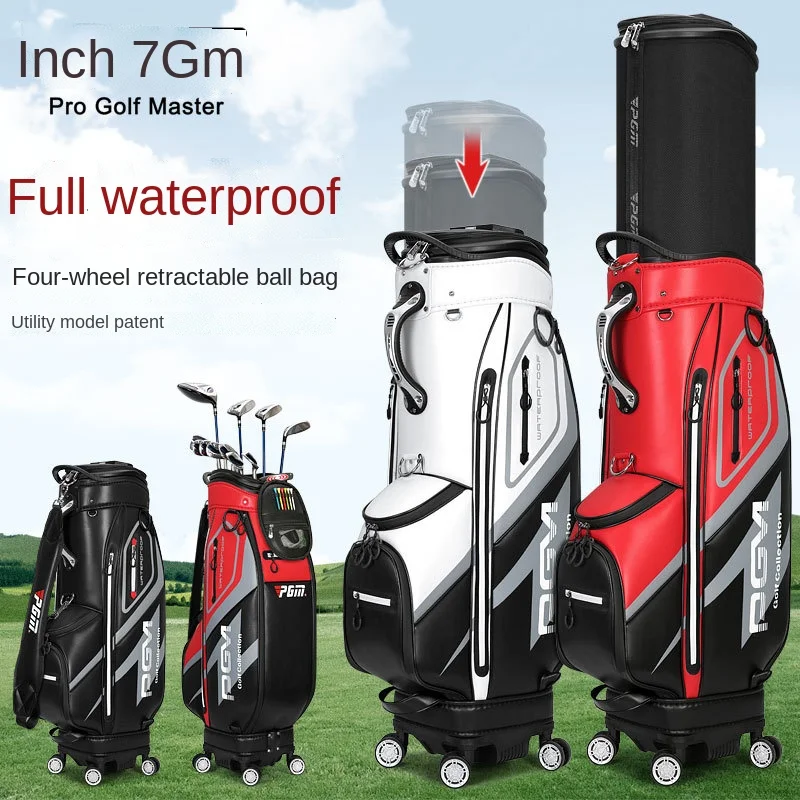 PGM Professional Standard Golf Bag with Wheels Waterproof Large