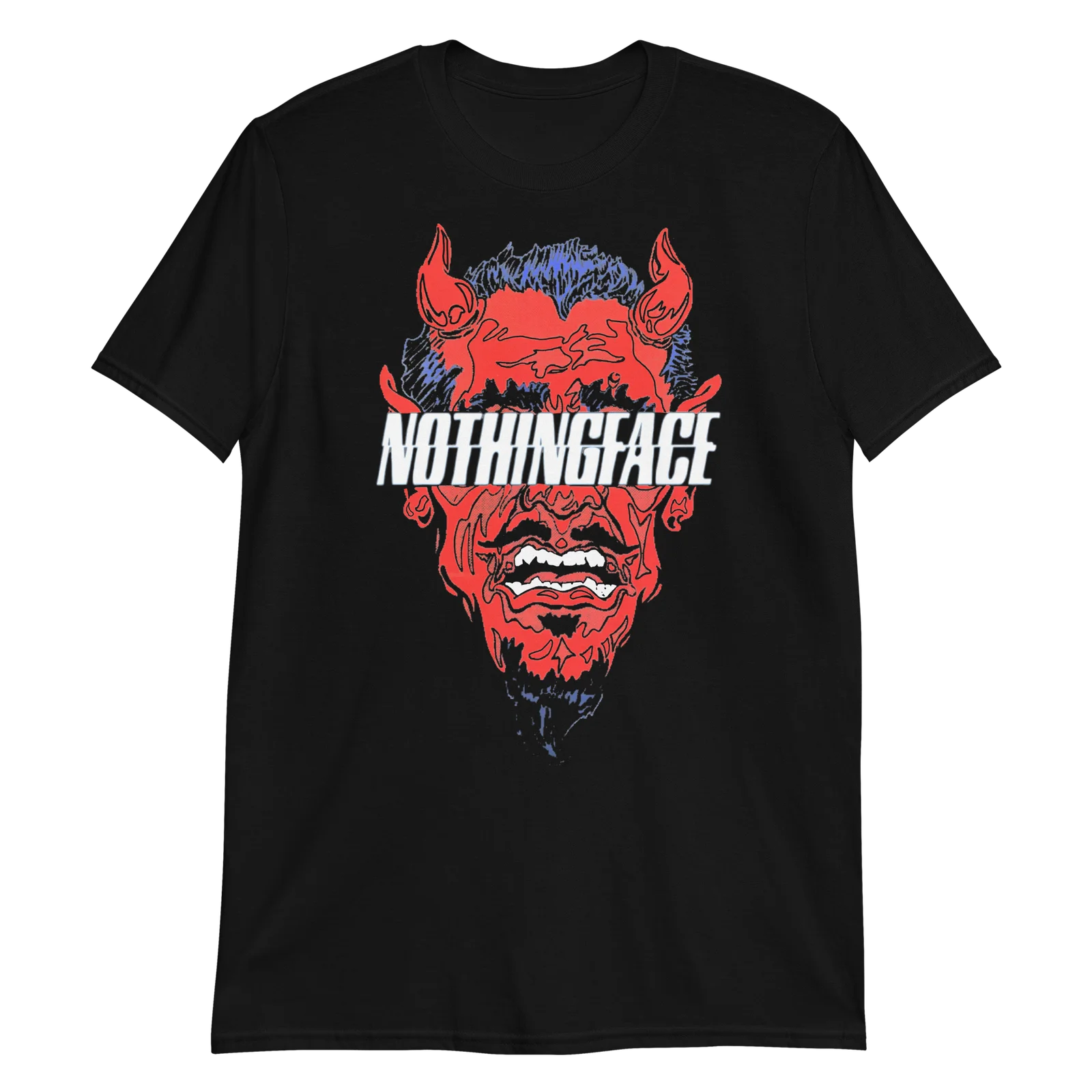 Notingface Devil Face Industrial Metal Nu-Metal Band T-Shirt