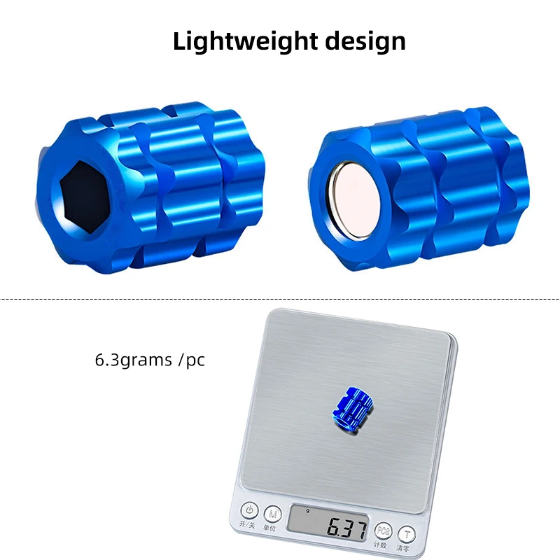 Compact Bicycle Crank Cap Tool CNC-machined Anodized Alloy Sleeve Plum Shaped Overhaul Install Tackle MTB Road Bike Service