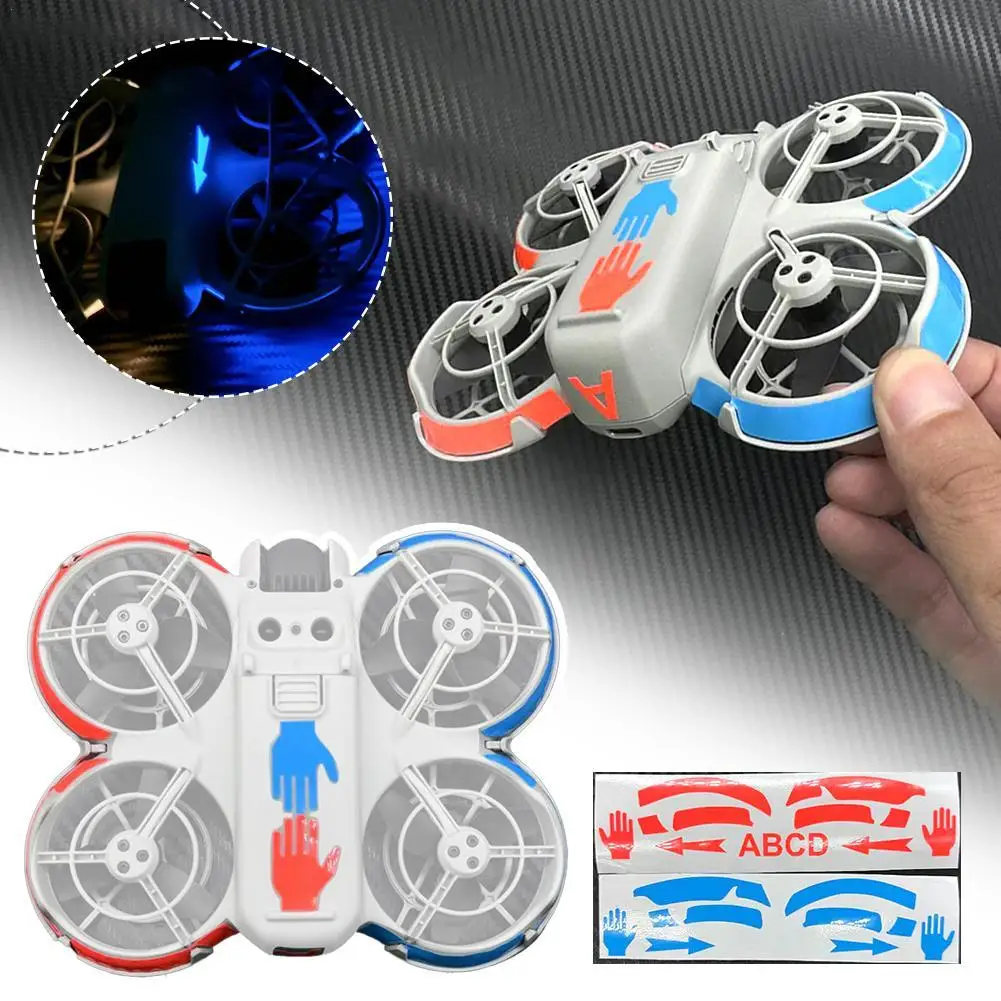 Drone Color Change Sticker For Dji Neo Colorful Illuminating Sticker Waterproof Night Light Drone Accessories