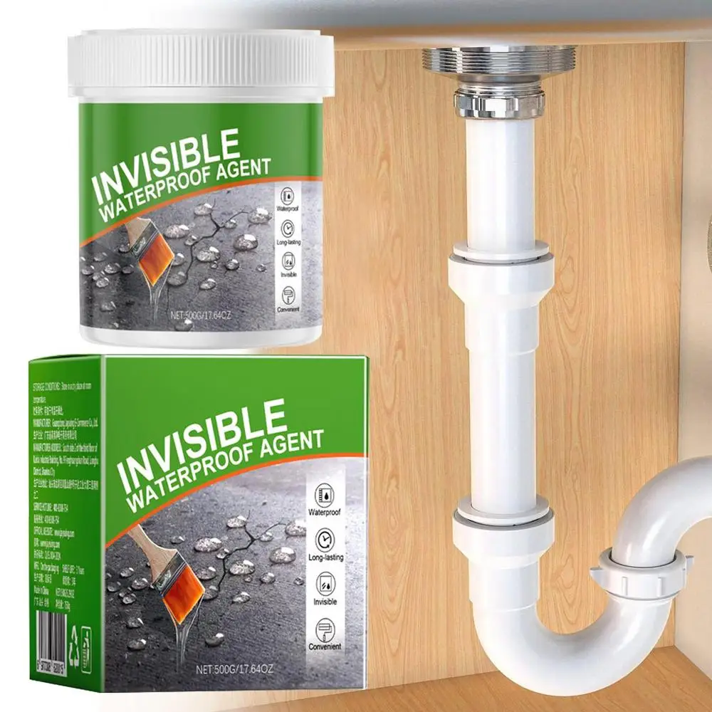 Description Picture 4 of item150g/300g/500g Transparent Repairing Leak Waterproof Adhesive Strong Bonding Sealant Invisible Waterproof Anti-Leakage Agent