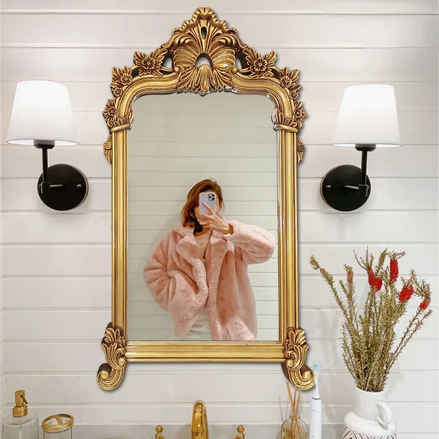 Decorative Mirror Squares Bathroom Glass Full Body Aesthetic Makeup  Decorative Mirror Full Body Espejos De Pared Room Decoration - Decorative  Mirrors - AliExpress