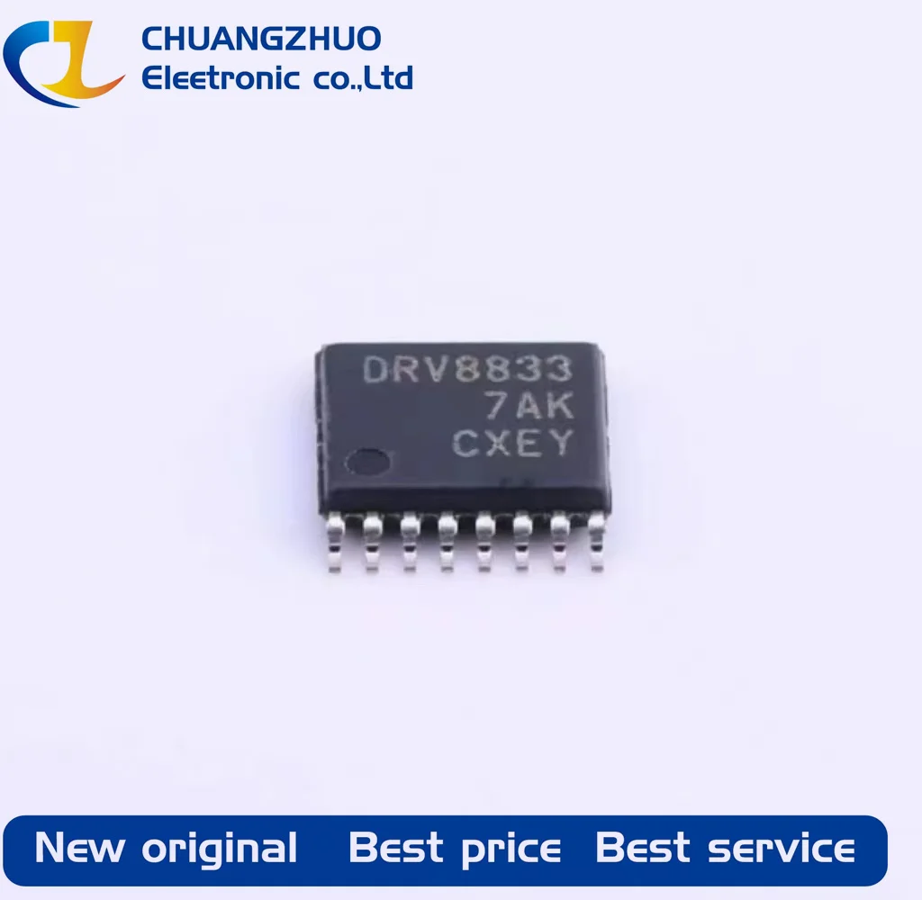 

1Pcs New original DRV8833PWPR 1.5A Brush DC Motor 2.7V~10.8V PWM TSSOP-16-EP Motor Driver ICs