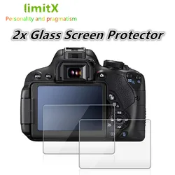 Premium Glass LCD Screen Protector - Pack of 2 (EOS 90D 80D 70D)
