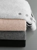 Luxury Men Cashmere Sweater 100% Merino Wool Buttoned Pullover Autumn Winter Polo Collar Knitwear Male Casual Warm Jumper Tops 6