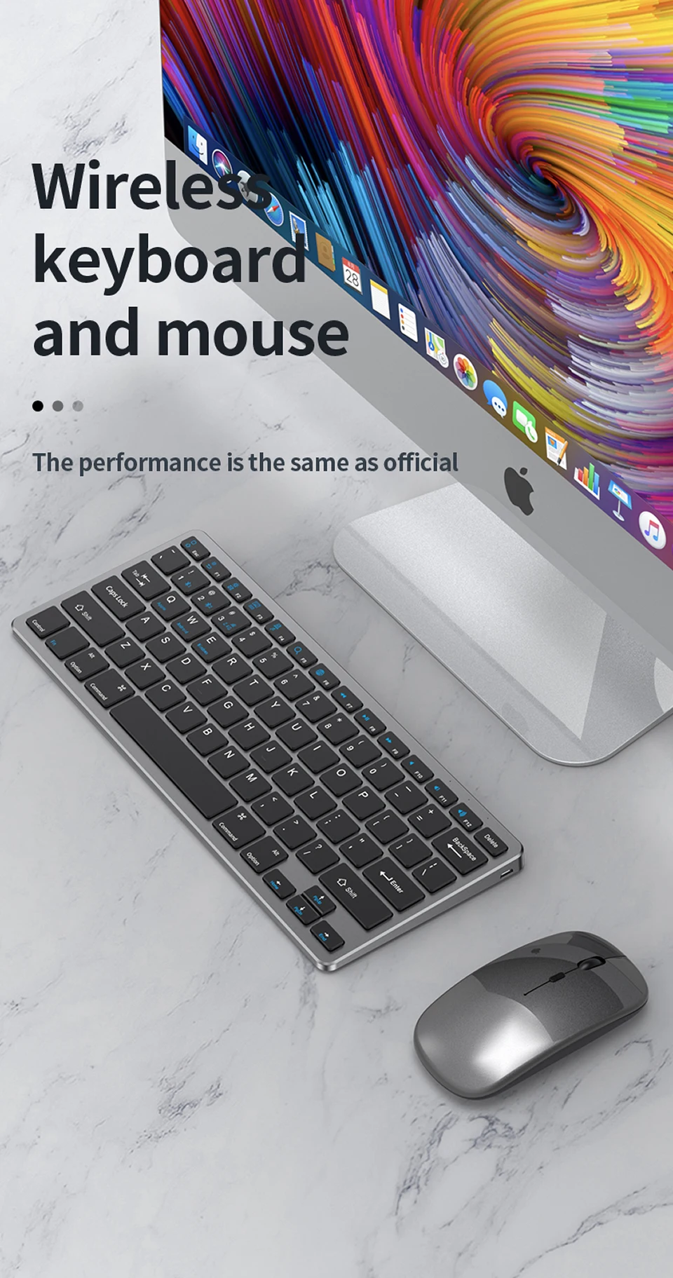 e mouse combinação mini multimídia teclado mouse