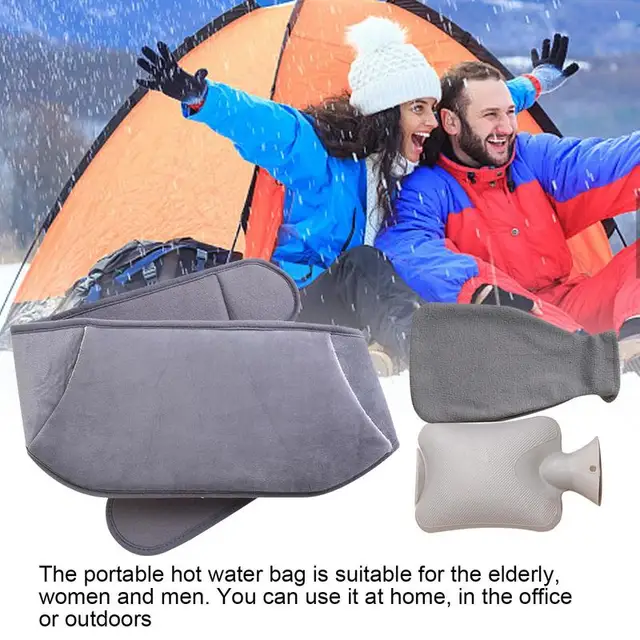 Forró Vizes Palack Pvc Víztáska Tasak Lágy Derék Öv Fedele Csomag Menstruációs Görcsökhöz Fejfájás Görcsök Hátul Fáradtságfájdalom - Image 5