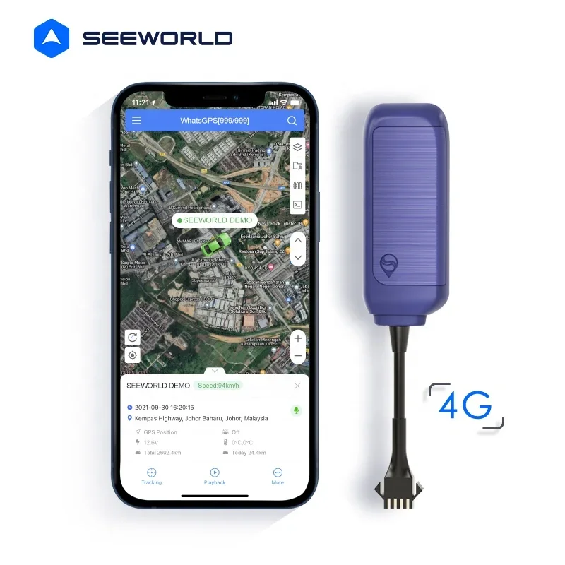 Small Car 4G Support GEO Fence Anti Theft Gps Tracking Locator For Motorcycles With Android IOS APP