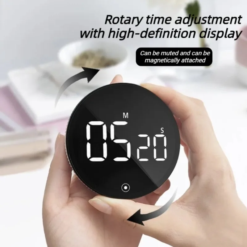 Magnetic Analog Kitchen Timer for Versatile Countdown Activities
