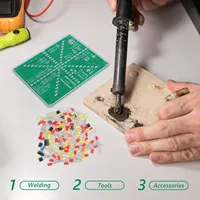DIY Soldering Practice Kit Explosion LED Flowing Light Adjustable Speed Circuit Experiment Electronic Board Teaching Kit - Image 6