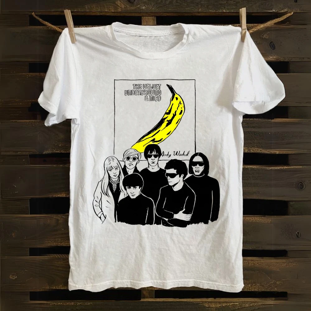 The Velvet Underground Classic Poster Print Kurzarm-Rock-Punk-T-Shirt, lässig, locker, Rundhalsausschnitt, Streetwear, Unisex – Detail 12