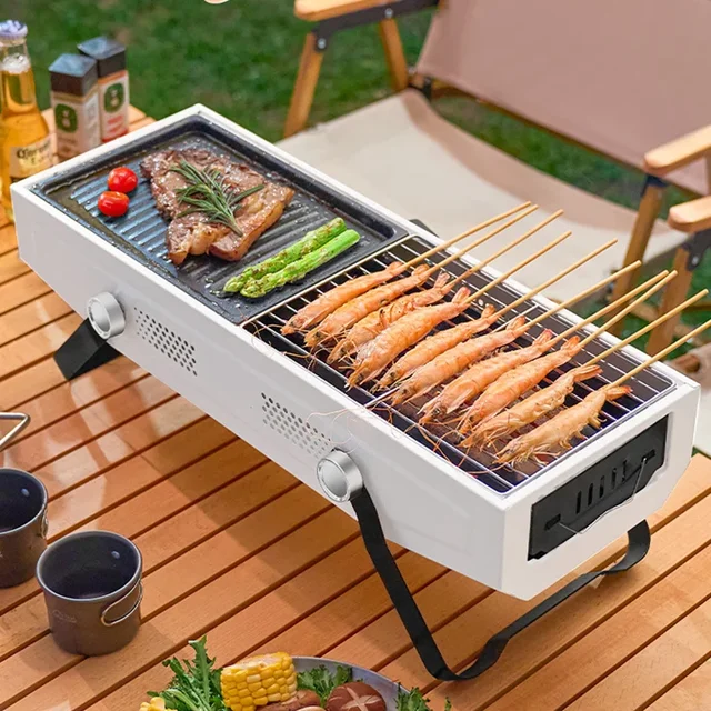 접이식 바베큐 그릴로 야외 모임을 더욱 즐겁게