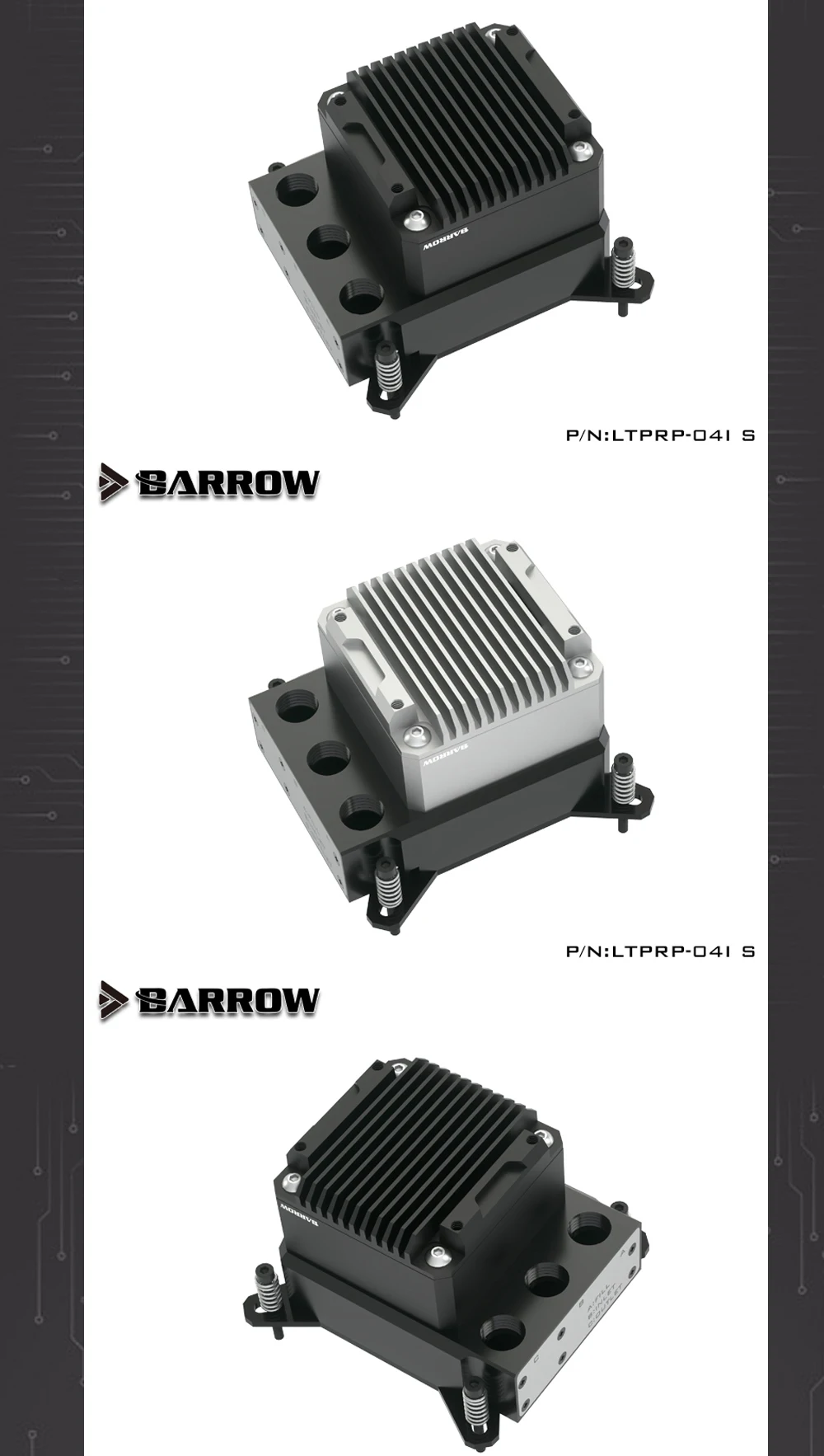 Barrow CPU ポンプブロック Amazon.com: Barrow Integrated Watercooler Small Case Kit,CPU
