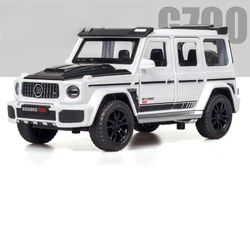Deluxe Diecast Toy SUV with Sound & Light - 6 - Opening Doors, Pull - Back Feature, and Off - Road Design (White)