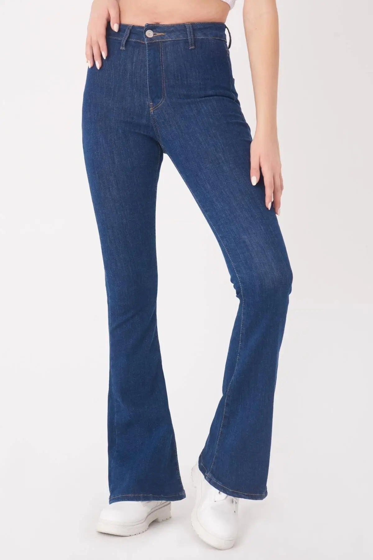 

High Waist Flare Jean Pn7040 - Pnt