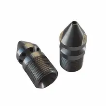 Pressure Washer Drain / Sewer Cleaning Jetter Nozzle 9 Jet 3/8" Male 4.5 Rotary Cleaning Nozzle Stainless Steel 303