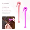 4pcs/set French Braid Tool Loop Elastic Hair Bands Remover Cutter Rat Tail Comb Metal Pin Tail Braiding Combs for Hair Styling 3