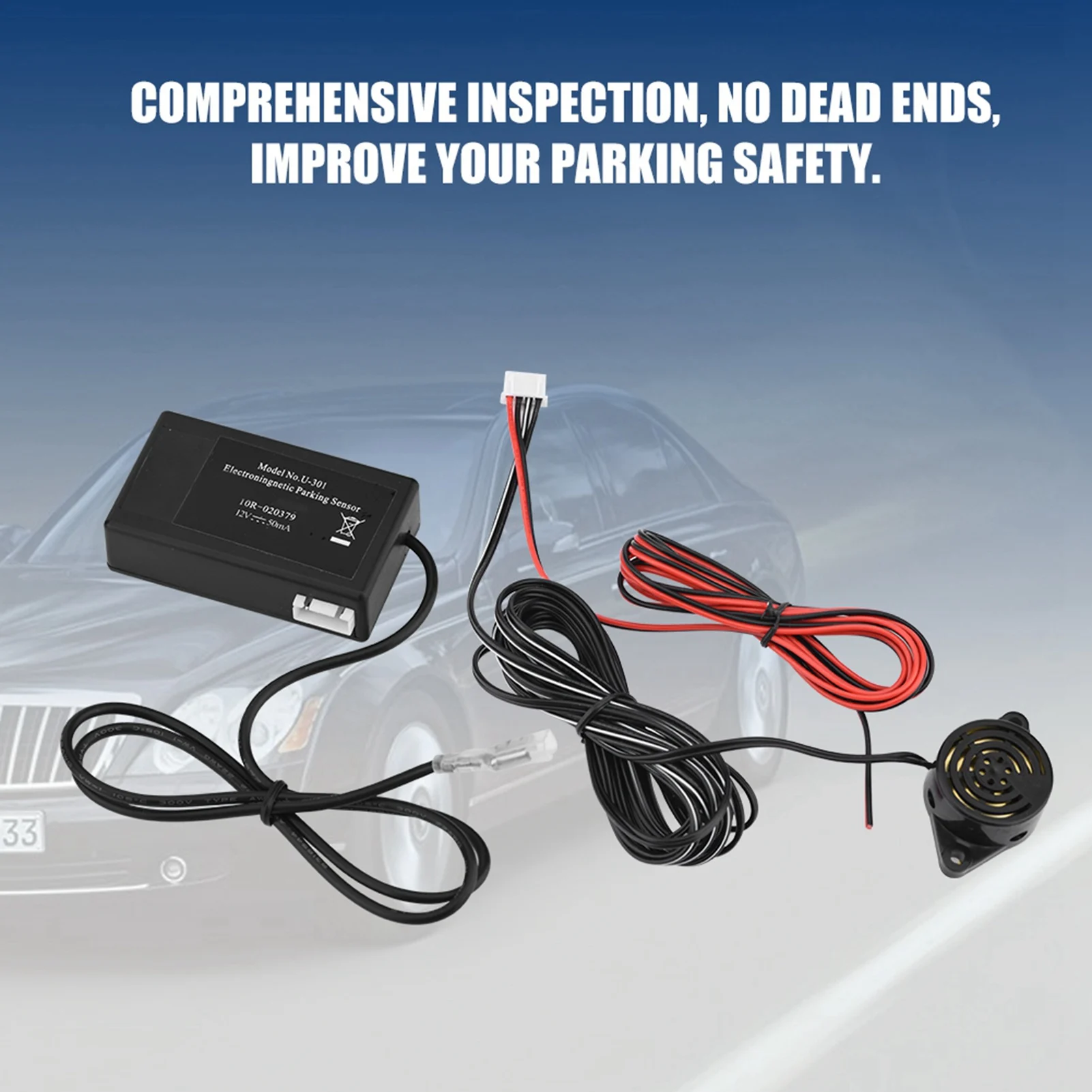 Electromagnetic Induction Radar Reversing Alarm Parking Sensor for Car Truck RV