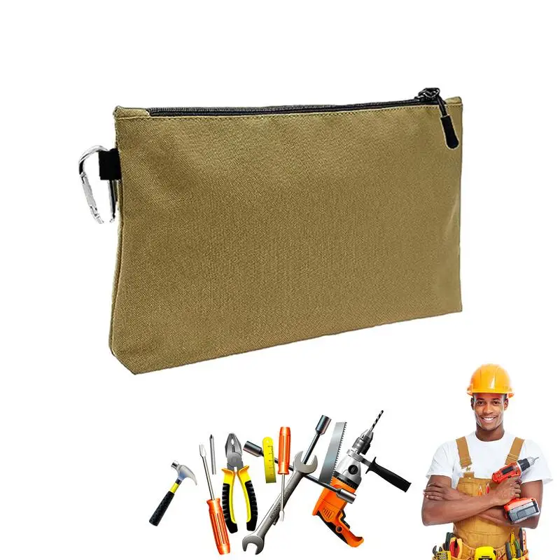 

Small Tool Bag Waterproof Tool Pouch Multi-Function Bag Wear-Resistant Tool Organizers For Camping Woodworking Electrician