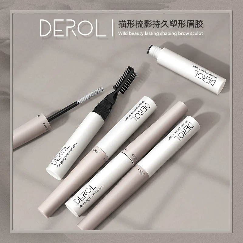 DEROL Strong Eyebrow Shaping Glue Natural Wild Eyebrow Liquid Multi