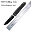 WUBU Knife Tactical Survival Knife  D2/M390 Blade  G10 Camping  Stainless Steel Folding Knife Portable  Defense Pocket Knife 1