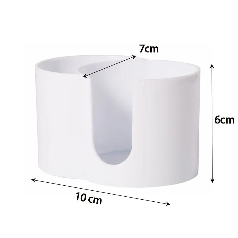 2-in-1 Cotton Storage Box - Integrated round cotton swab makeup remover with double holes 5