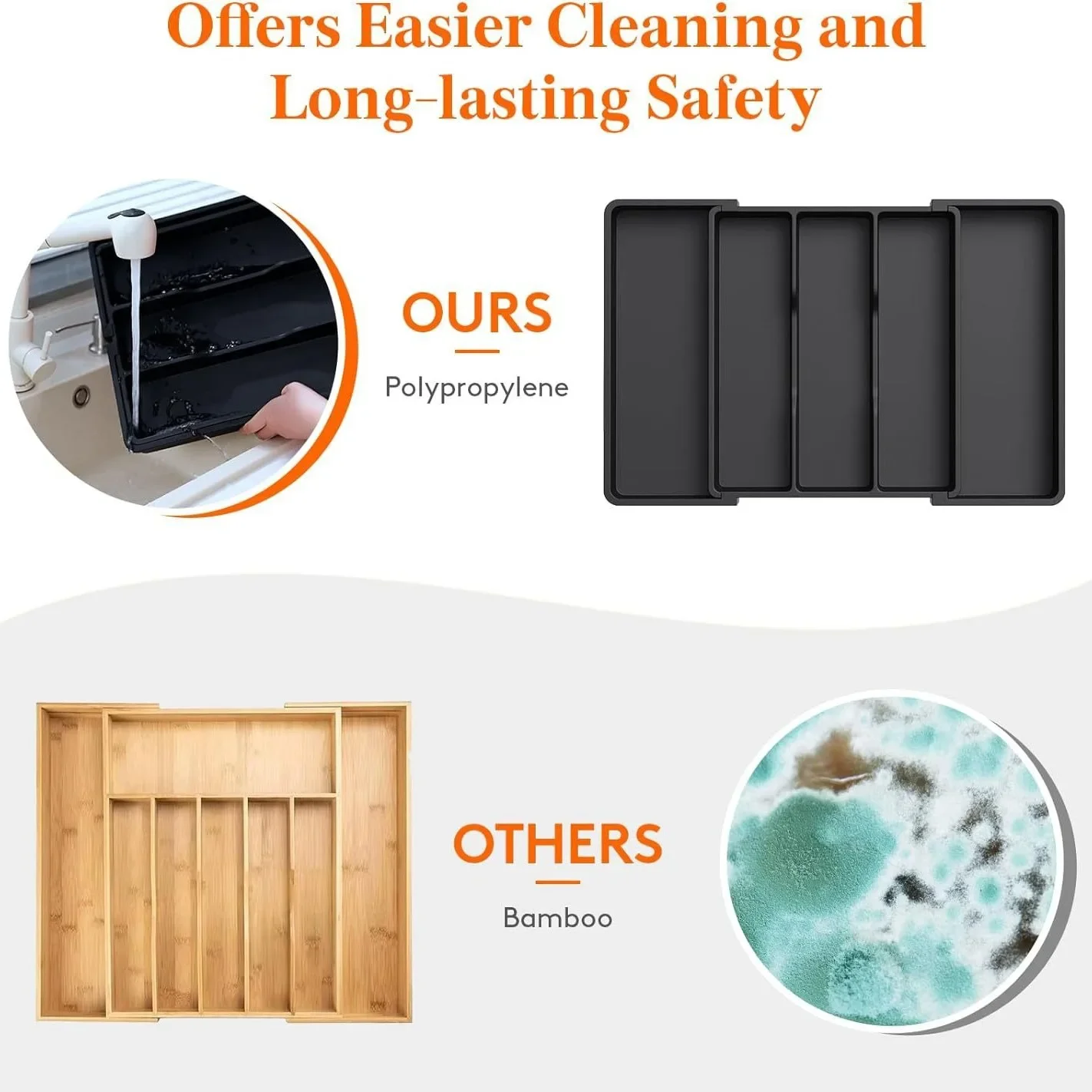 Expandable Cutlery Drawer Organizer 2