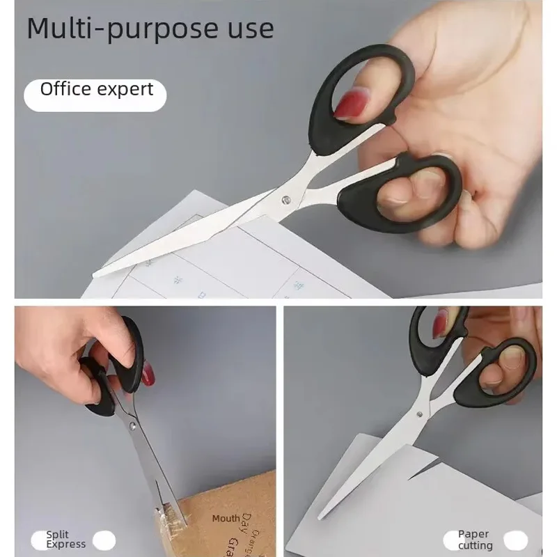 2/3Pcs New Office Scissors Student DIY Handcraft Paper Cutting Knife Home Art Stainless Steel Children's Scissors Office Supply - 6