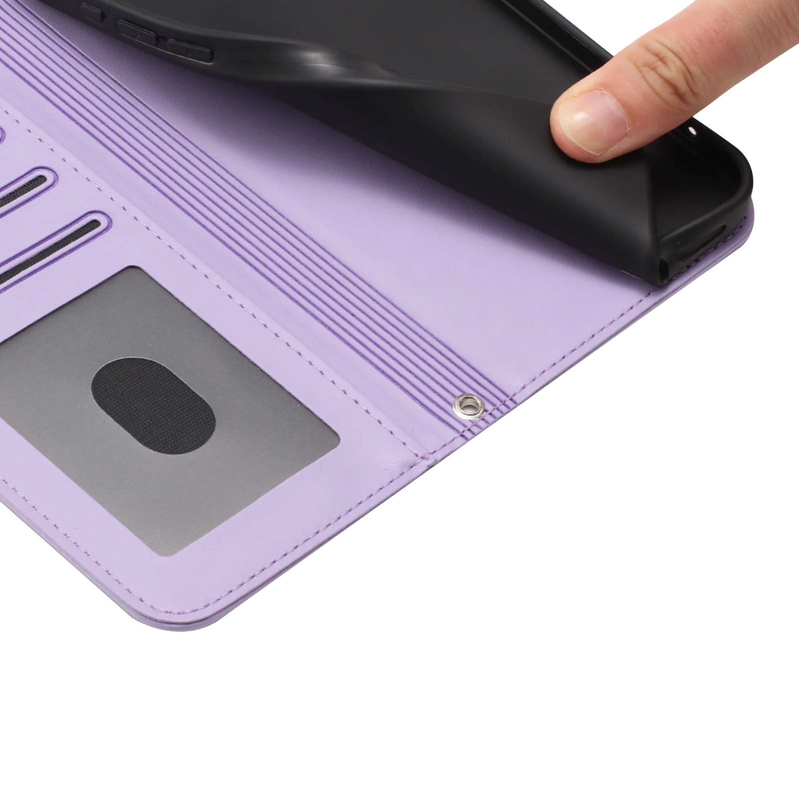 Cute Leather Wallet Flip Back Cover Phone Case