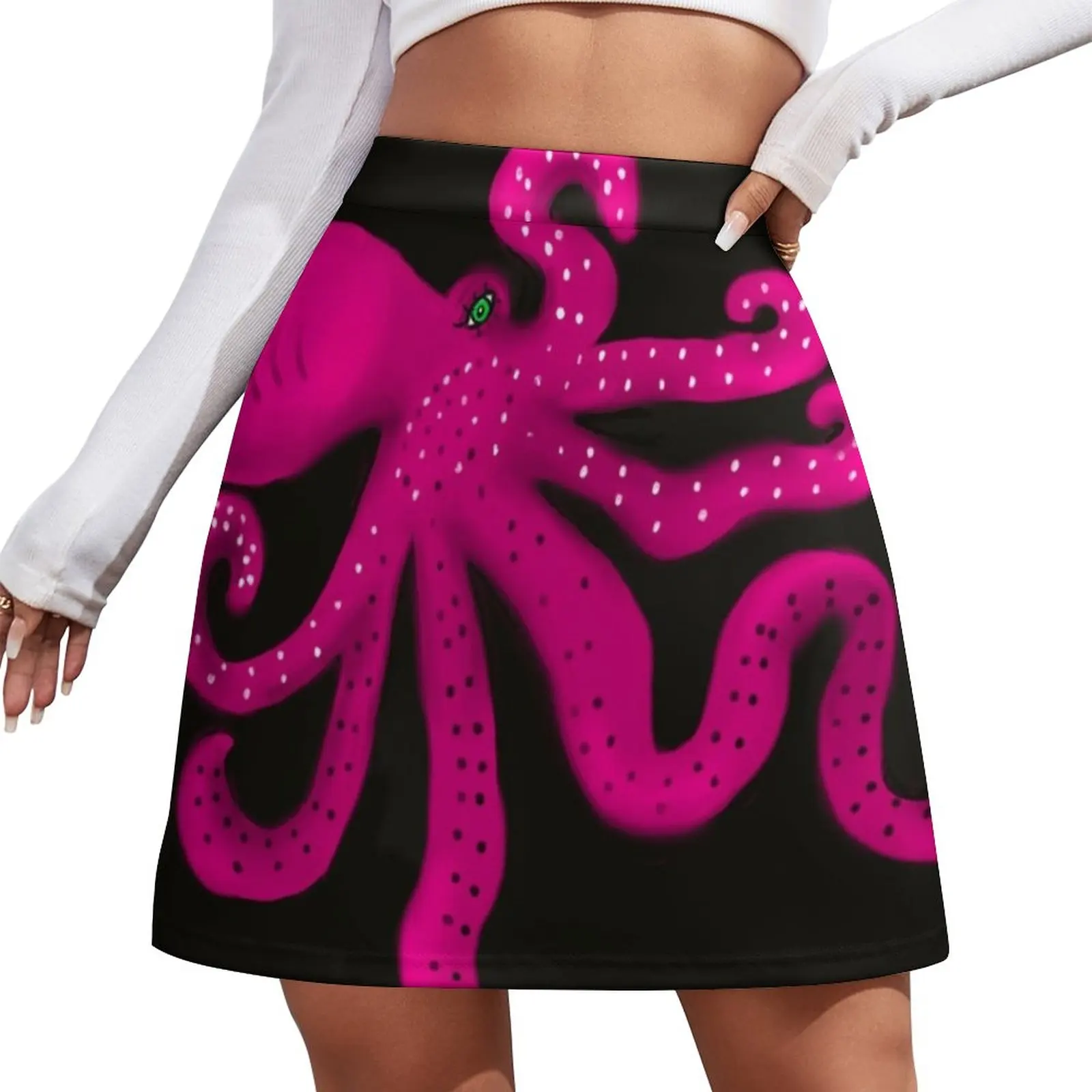 The Pink Octopus Mini Skirt summer outfits for women 2024 womens clothing