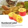 1-100 Beehive Tags ABS Round Numbered Sign Labels with Hole Livestock Accessory Beehive Mark Board Tag Beekeeping Supplies 3