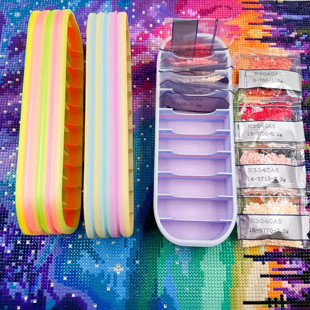 다이아몬드 보관함 그리드형 비즈 보관함 페인팅 드릴 다이아몬드 아트 도구 휴대용 디자인 베스트셀러